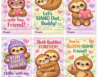 San Valentín de perezosos / Descarga digital