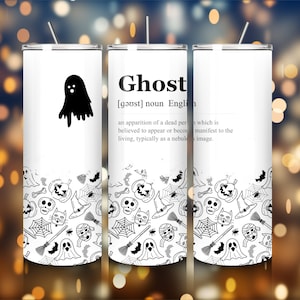 20oz Halloween Tumbler with straw