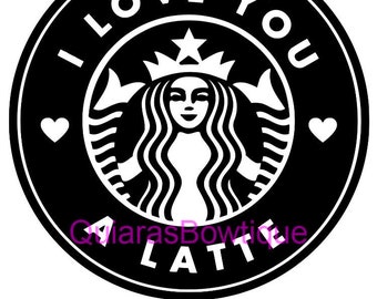 Love You A Latte Etsy