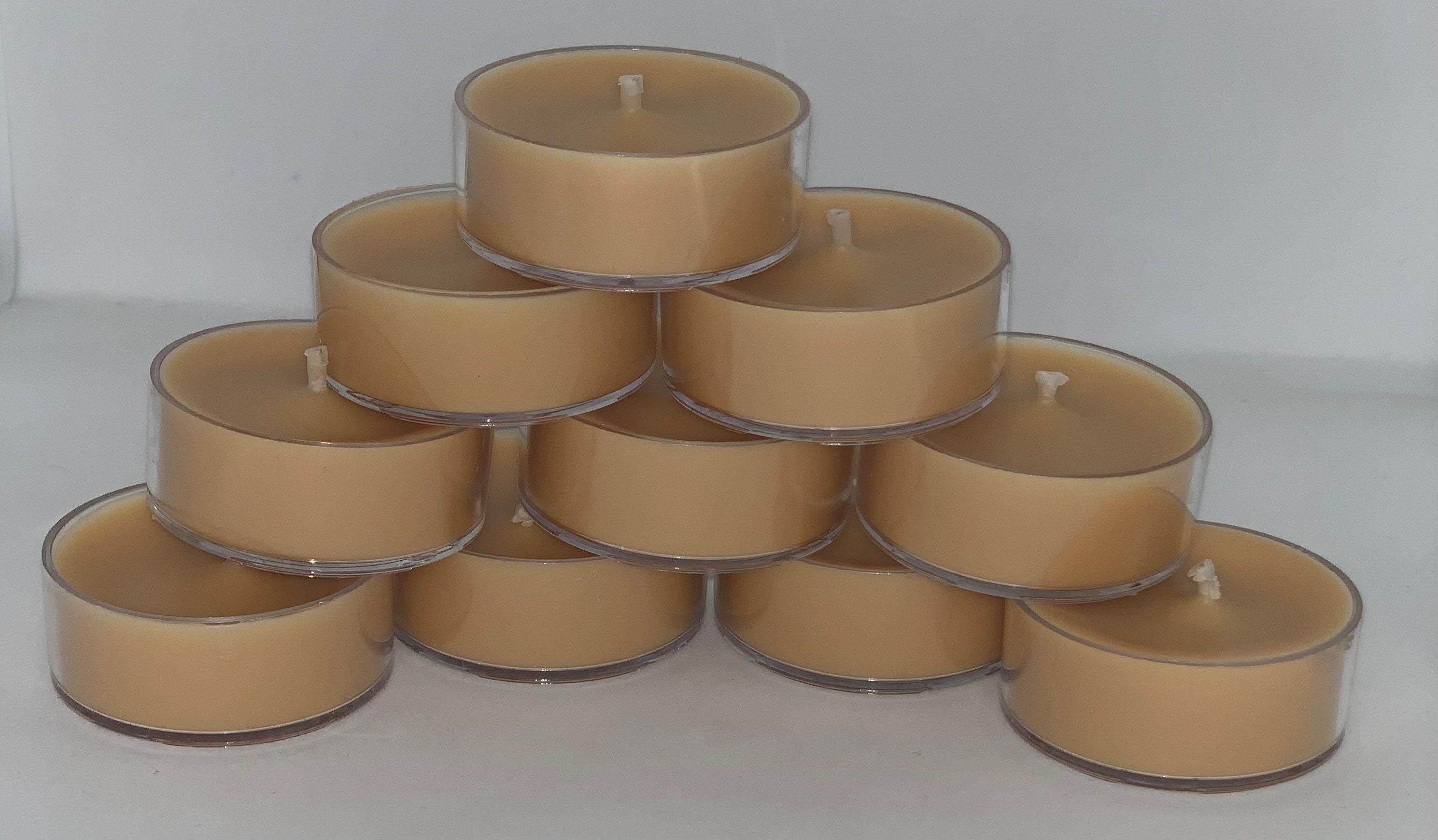 thumbnail image 2 of Frankincense & Myrrh Scented Soy Wax Tea Light Candles (Handmade Tealights) 2 of 4