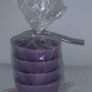 Lavender Vanilla Scented 4 Pack Mini Muffin Wax Melts