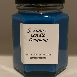 Blueberry Cheesecake Scented 3.75 Ounce Hexagon Jar Candle