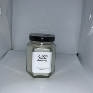 Cotton Blossom Scented 3.75 Ounce Hexagon Jar Candle