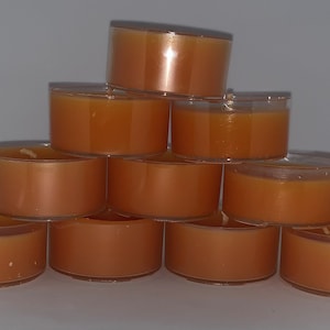 Juicy Peach Scented 10 Pack Tealight Candles