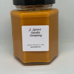 Citrus Grove Scented 9 Ounce Hexagon Jar Candle