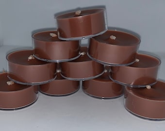 Fresh Coffee Scented 10 Pack Tealight Candles
