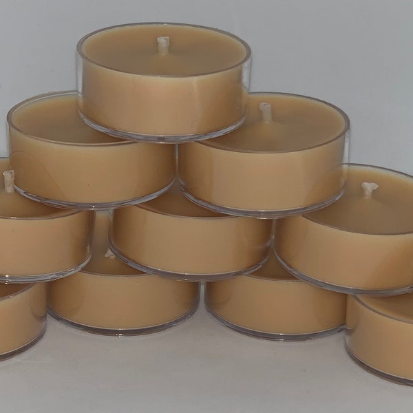 Mahogany Teakwood Scented 10 Pack Tealight Candles