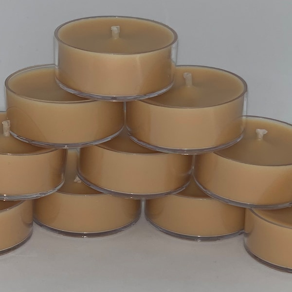 Mahogany Teakwood Scented 10 Pack Tealight Candles