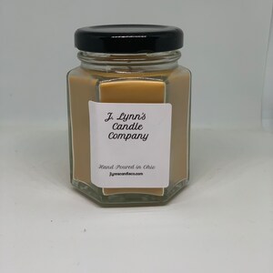 Buttercream Scented 3.75 Ounce Hexagon Jar Candle