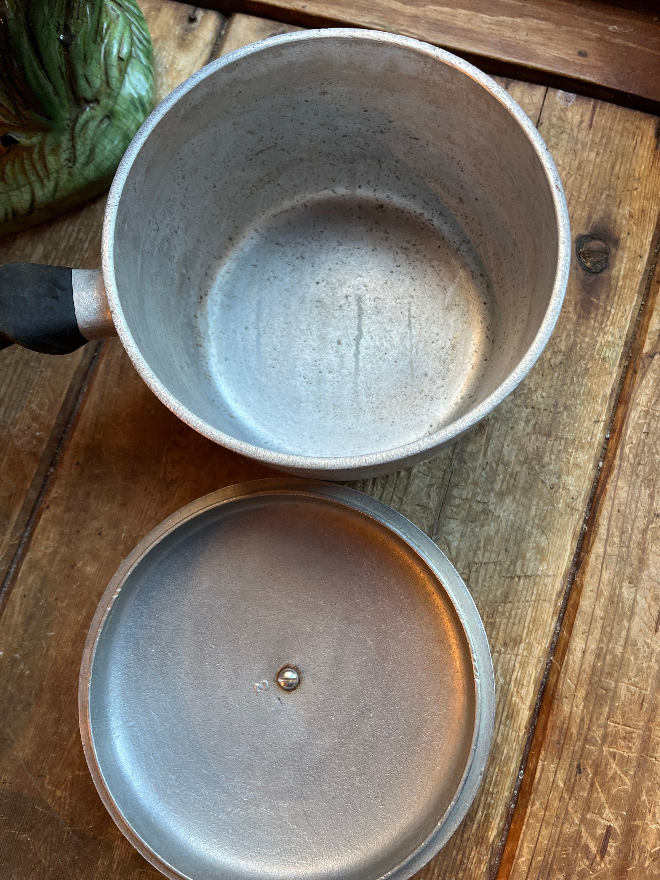 Stock Pot, Wear-ever, Aluminum, Cookware, Retro Kitchen, Lid