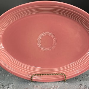 Genuine Fiesta Ware Platter Serving Tray Meat Platter Vintage Homer Laughlin Pottery Lead Free