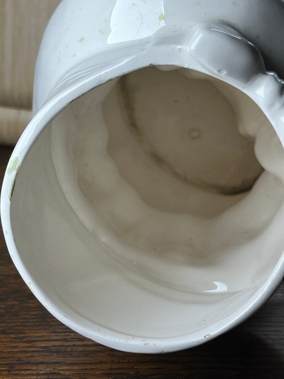 ヴィンテージ女性陶器花瓶 レディ ヘッドベース レフトン 瀬戸ノベルティ