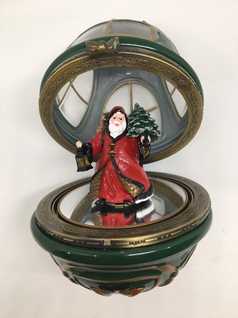 Mr Christmas Windows Valerie Parr Hill Egg Music Box Ornament Etsy
