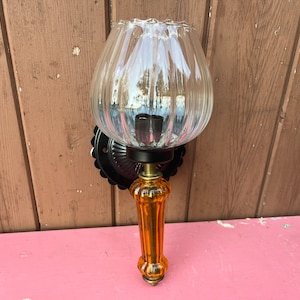 Wandleuchte, Wandleuchte, Wandleuchte, Leuchte, Beleuchtung, Amber, MCM, Mid Century, Vintage, Schatten