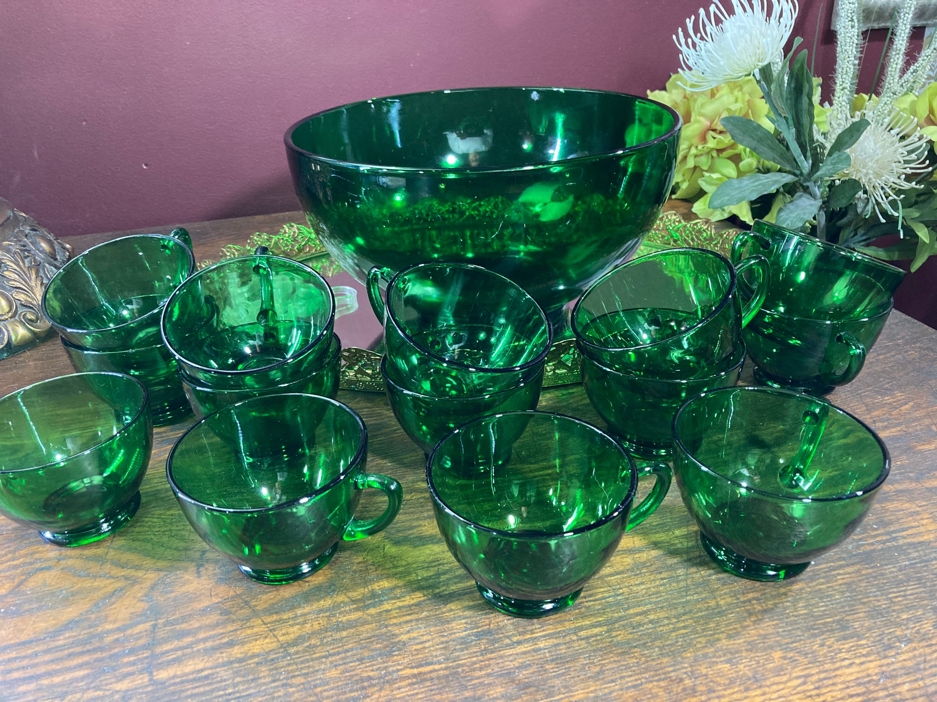 Tasses à sangria en verre ambré Tasses à sangria en verre ambré