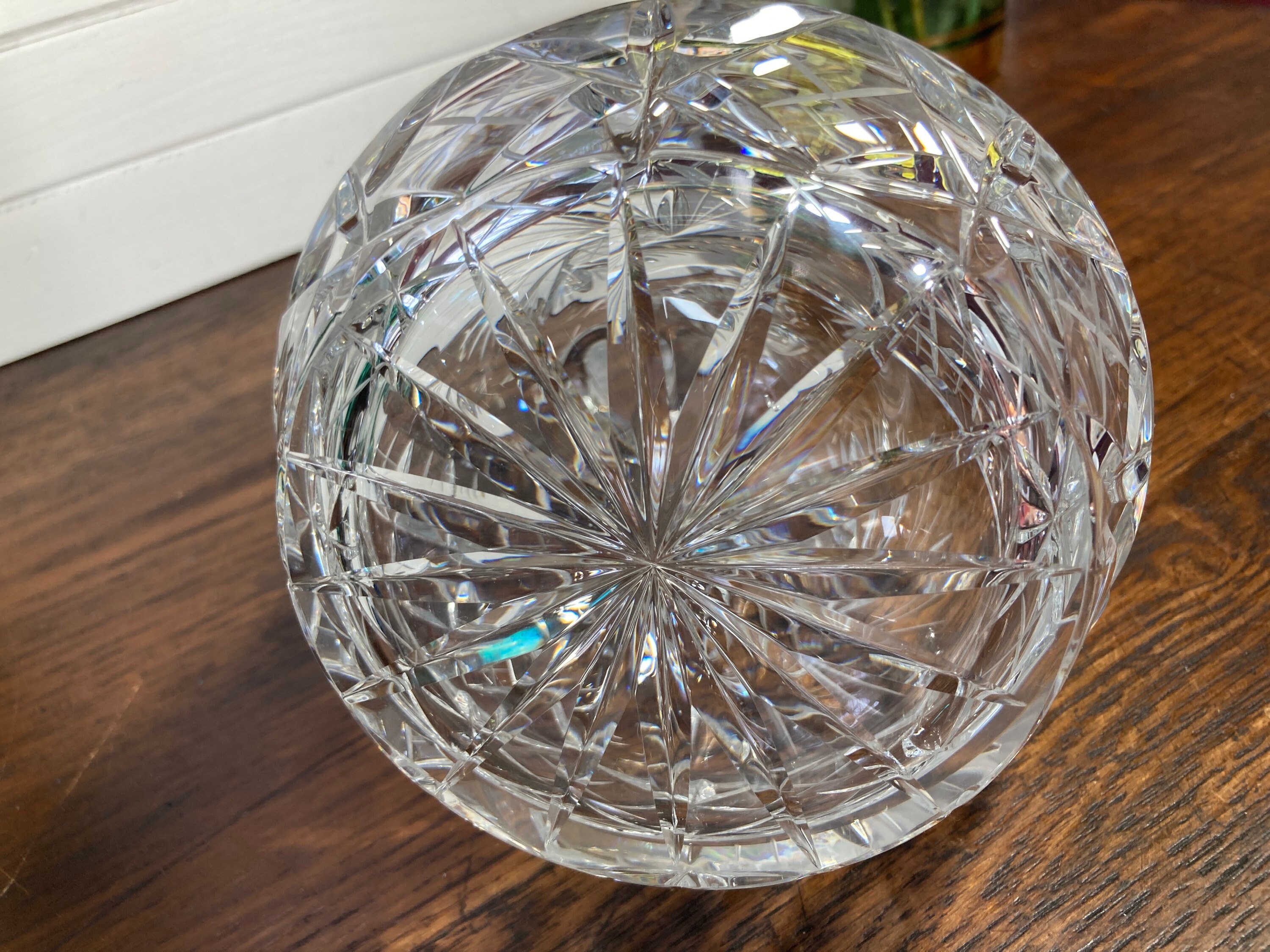 Decanter Pinwheel Crystal Claret Jug Lead Crystal Wine Etsy