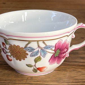 Tea Cup Teacup RICHARD-GINORI Italy Hand Painted Made in Italy Tableware Granduca Coreana Vintage 22Kt