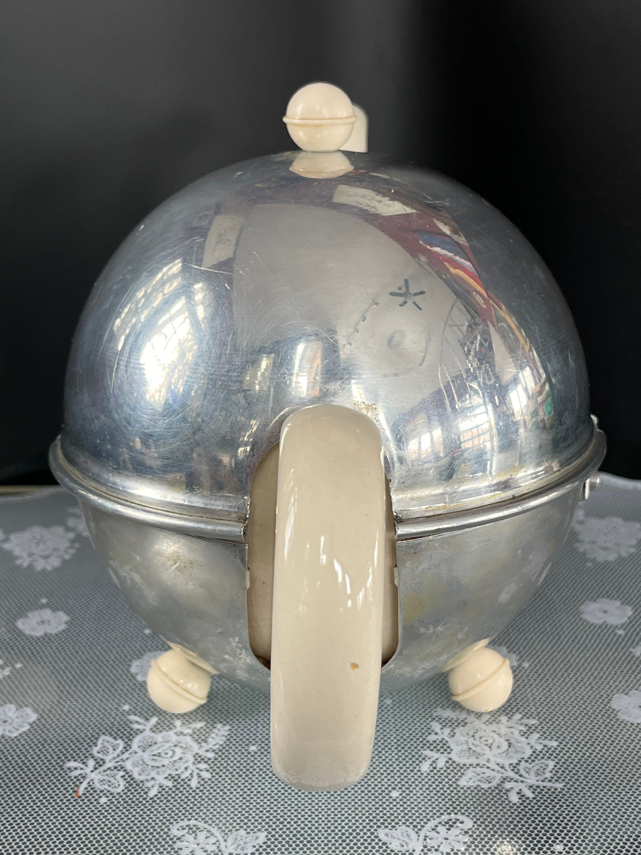 Teapot ART DECO 1930s Everhot Chrome Insulated Teapot Etsy Canada