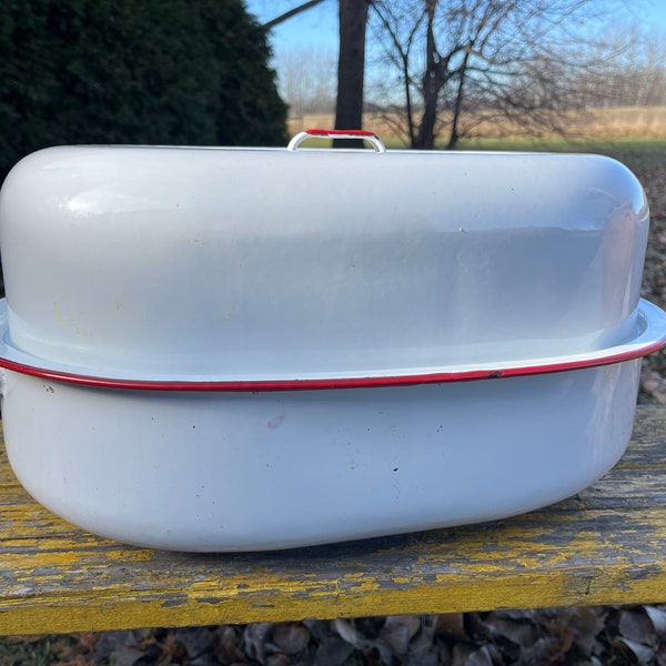 Roaster With Lid Etsy