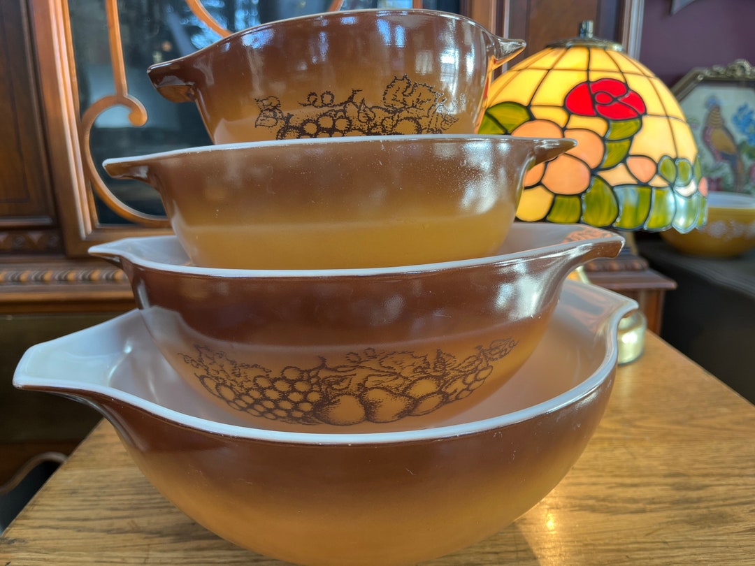 1970年代のヴィンテージ パイレックス オールドオーチャード