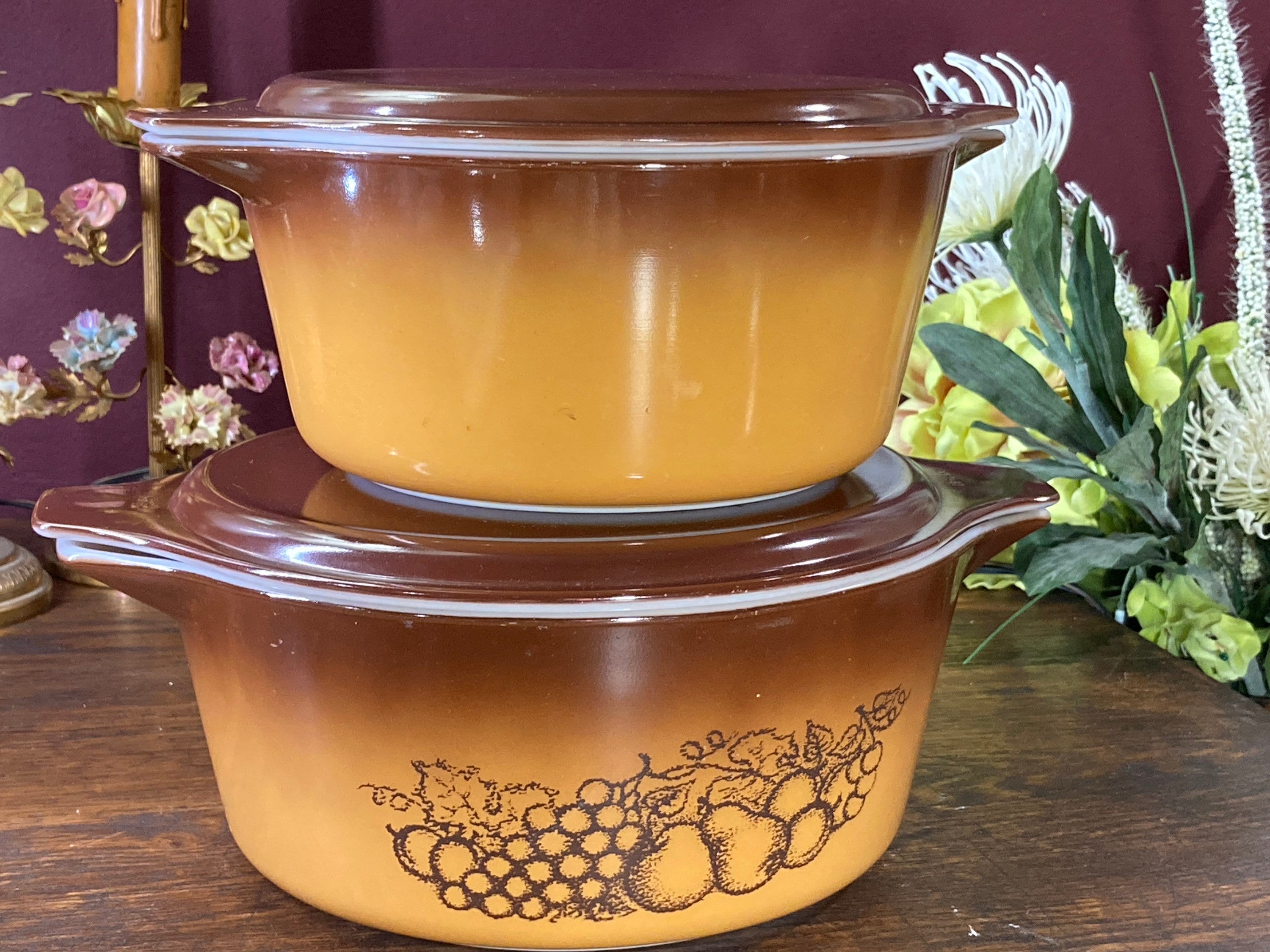 Old Pyrex キャセロールセット ヴィンテージ パイレックス キャセロール セット：オールド