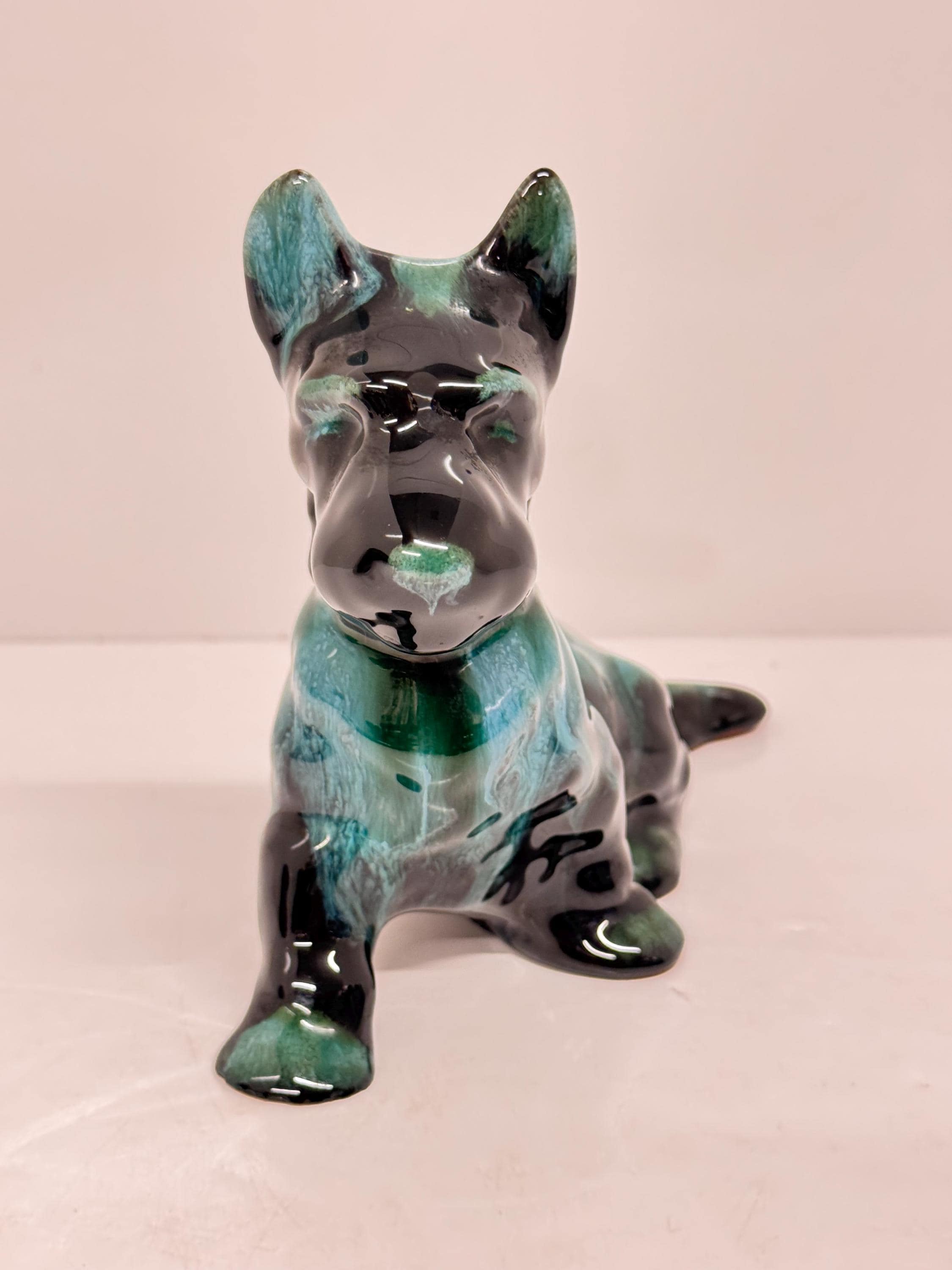 Vintage Blue Mountain Pottery Scottie Dog Figurine - Etsy