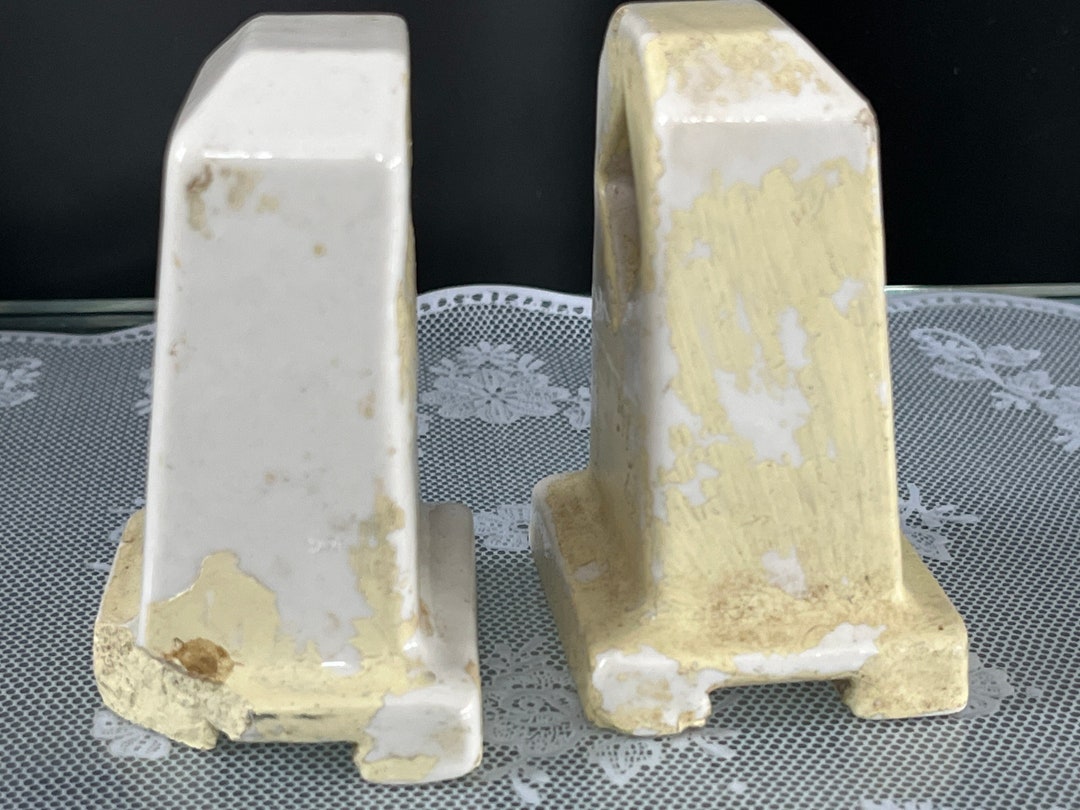 Towel Bar Brackets Vintage 1960s Porcelain Towel Bar Rack Etsy