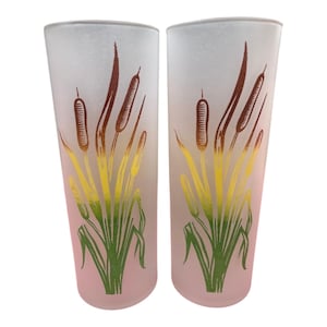 Highball, Hi Ball, Frosted, Tom Collins, Limonade, Eistee, Vintage, Gläser, Glaswaren, Glas