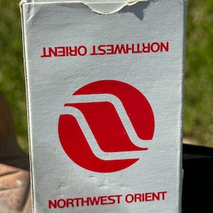 Cartas de jogar, Northwest Orient, novidade BNIB, propaganda, vintage