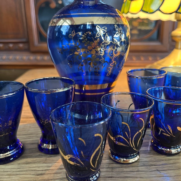 Hand Blown Decanter Etsy