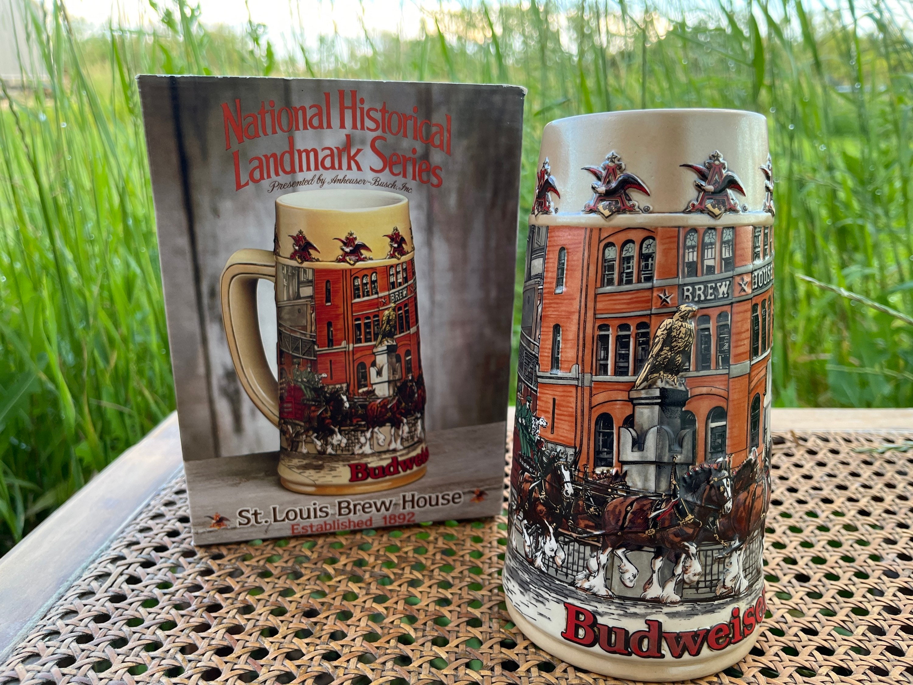 Vintage Budweiser Beer Stein: 1986 St Louis Brew House, BNIB - Etsy
