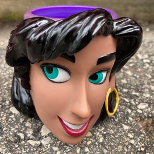 Mug Applause Esmeralda Hunch Back Notre Dame Kids Cup 3D Childs Mug Collectible Vintage