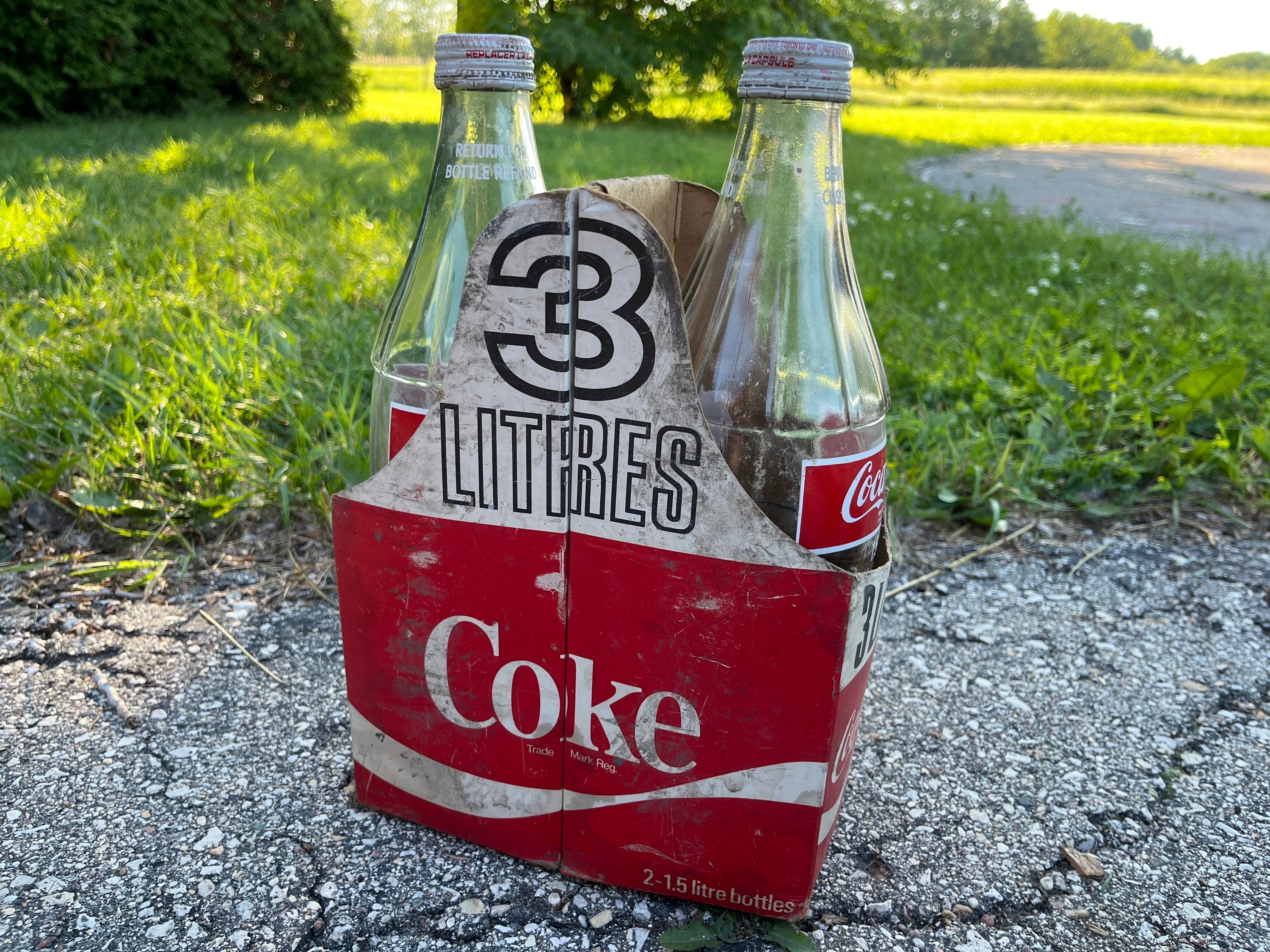 Old 2 Liter Soda Bottles