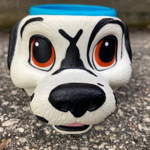 Mug 101 Dalmatian  Kids Cup 3D Childs Mug Collectible Vintage 1990s Walt Disney Dog Applause