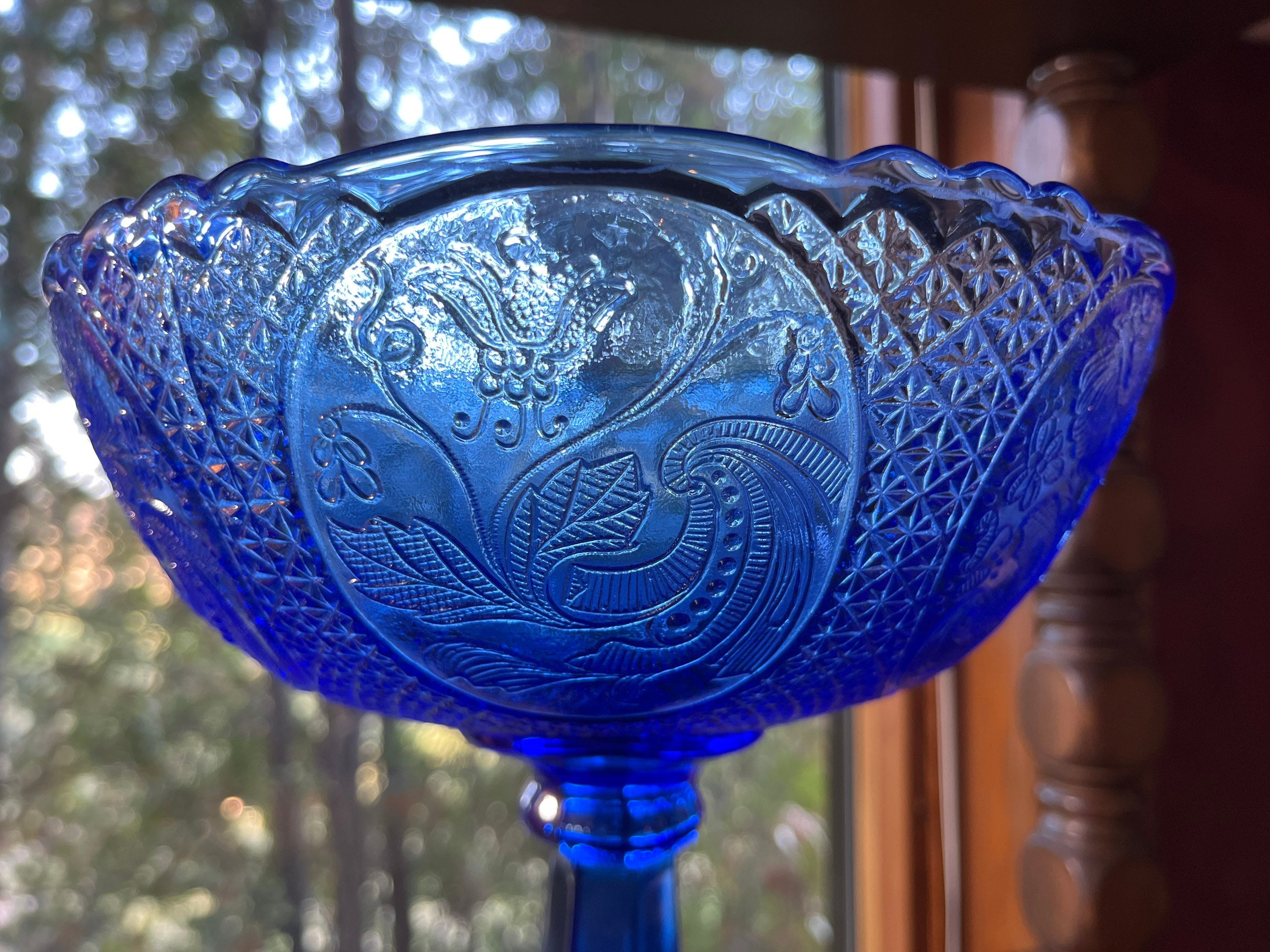 Riihimäki Lasi Finland Vintage Glass Bowl 1960's Olympia