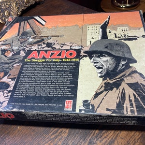 Anzio, Board Game, Vintage, Collectible Game, Second WW, Adults, Game, Avalon Hill, War, Struggle for Italy, - Etsy Anzio, Board Game, Vintage, Collectible Game, Second WW, Adults, Game, Avalon Hill, War, Struggle for Italy, - Etsy