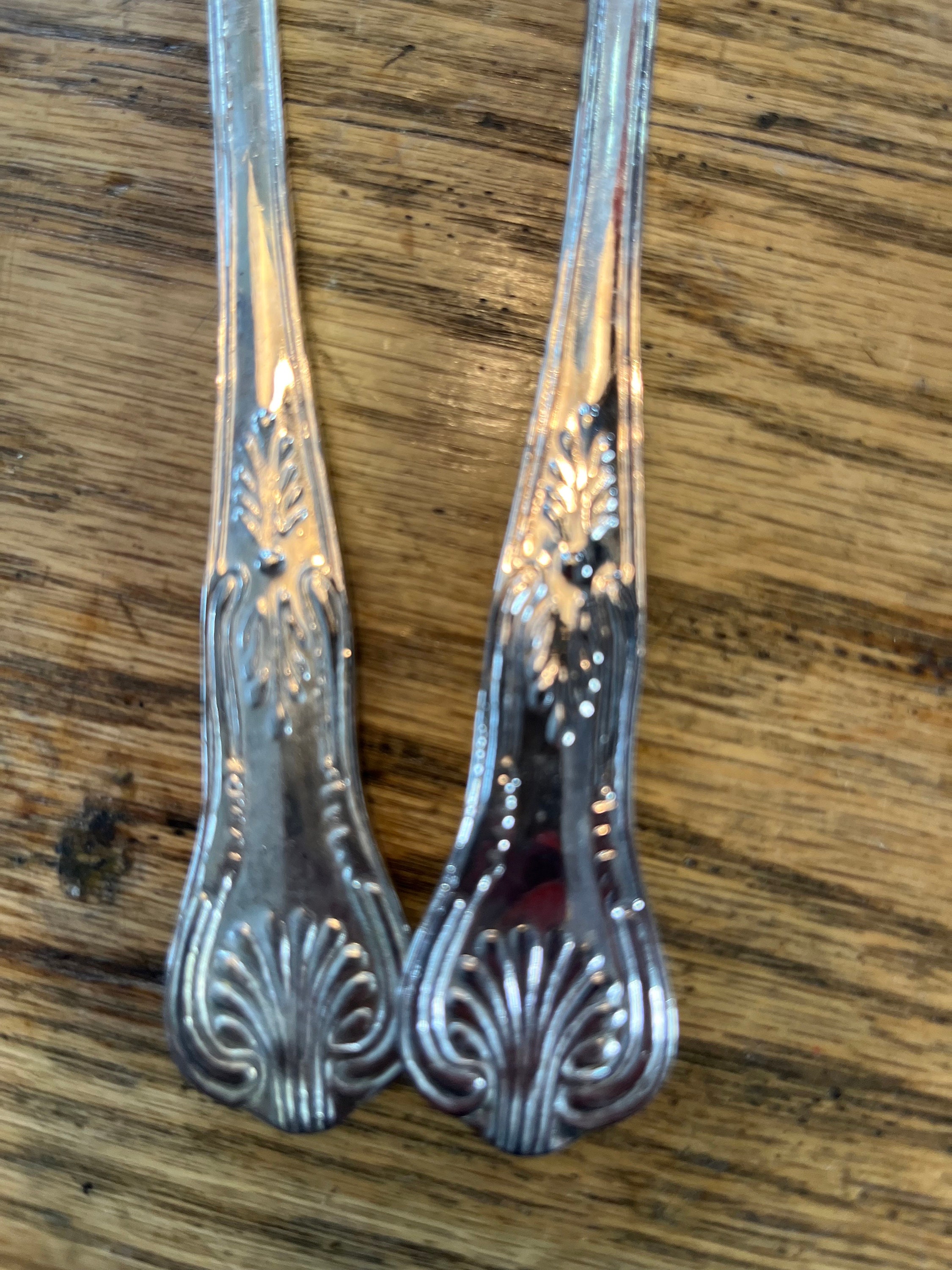 Serving Set EPNS A1 Sheffield England Silver Plate Fruit