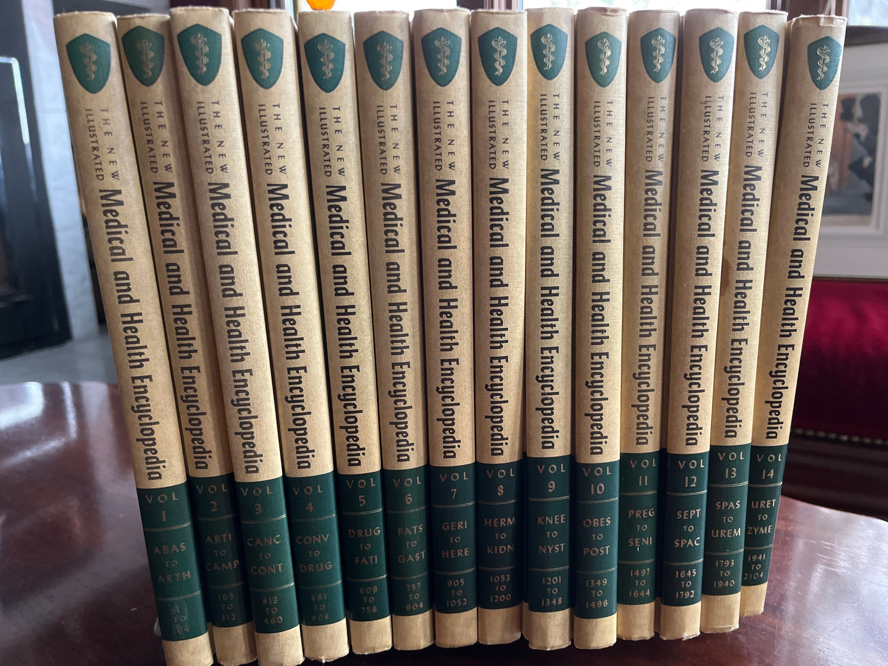 Vintage 1964 Medical Encyclopedia Set: 14 Hardbound Books - Etsy