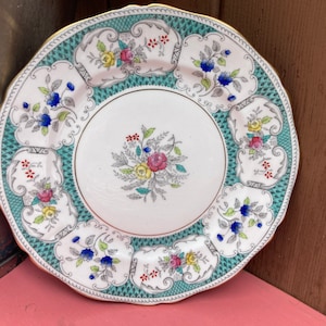 Lowestoft Salad Dessert  Plate Vintage Bone China Northumbria China AG Ltd, Made in England