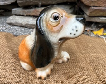 犬、バセットハウンド、コレクターアイテム、フィギュア、ヴィンテージ