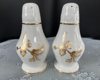 ロイヤルアダレイ　白鳥ソルト&ペッパー入れ　ボーンチャイナ　イングランド製 ヴィンテージ Hammersley Golden Glory ソルト＆ペッパーシェーカー