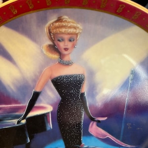 Vintage 1960 Barbie Decorative Plate: Solo in the Spotlight, Danbury Mint 1990