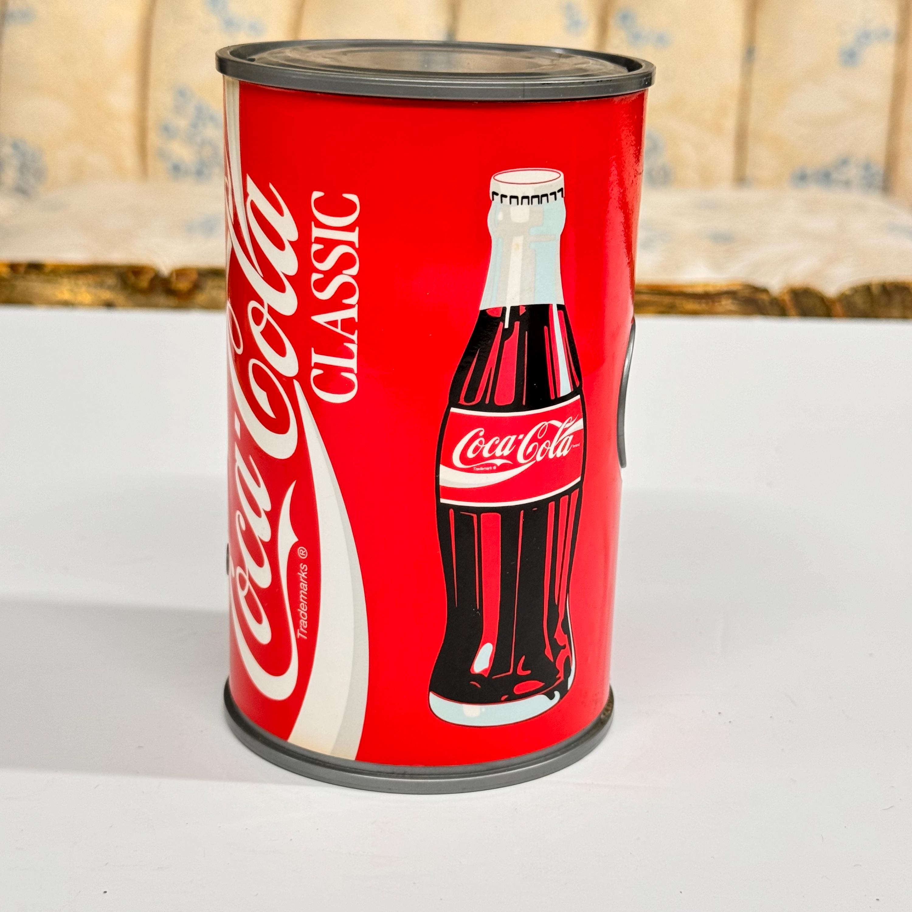 1995 COCA-COLA Classic TALKING Coke Can Coin Savings Novelty Bank