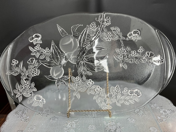 WALTER GLAS プレート ボウル セット ドイツ製 Platter Serving Platter, West Germany Walther Glas, German Frosted