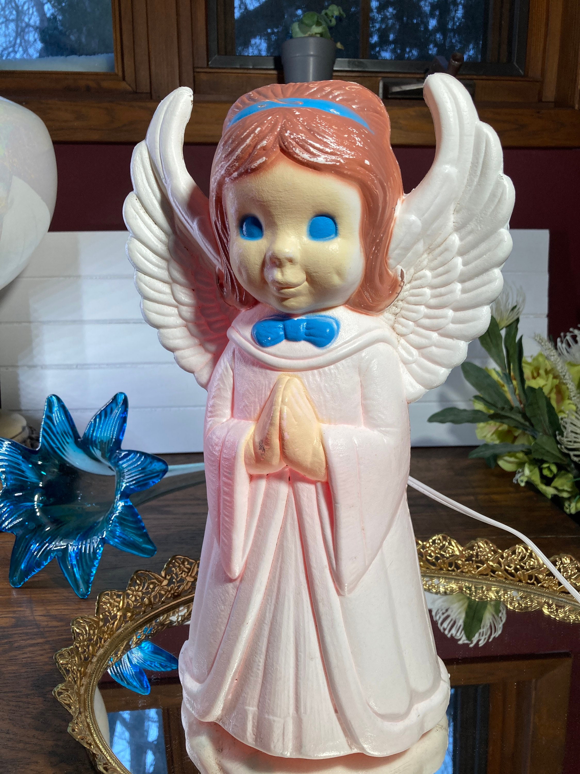 Angel Blow Mold General Foam Plastic Indoor Christmas Etsy