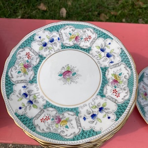 Lowestoft Side Butter Plate Vintage Bone China Northumbria China AG Ltd, Made in England