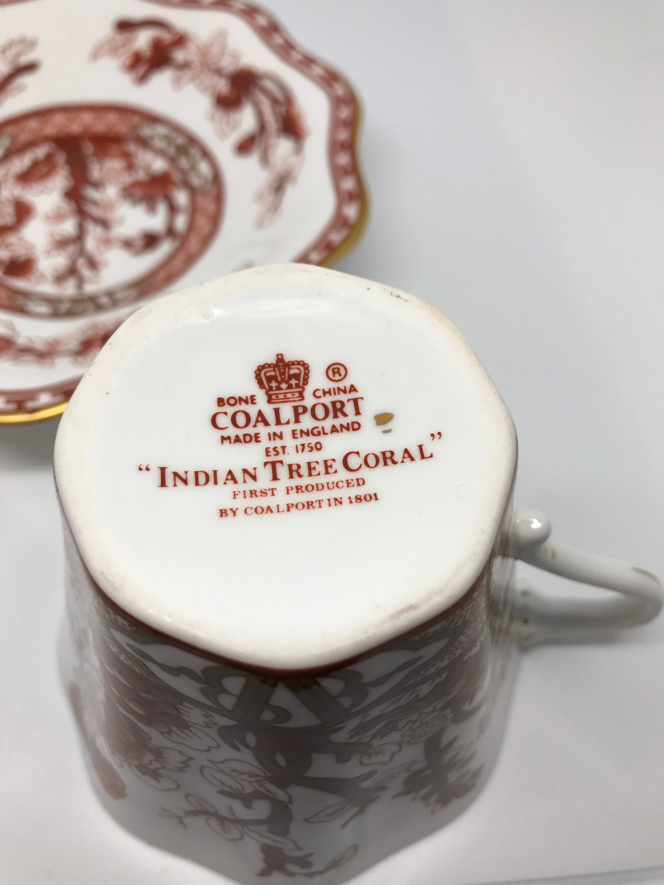 ヴィンテージ コールポート インディアンツリー コーラル ボーン