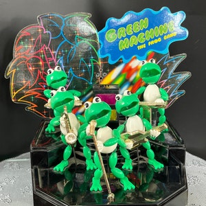 GREEN MACHINE THE FROG BAND おもちゃ レトロ 格安 Green Machine Frog Band ~ Sound Activated Animated - Metro Vintage