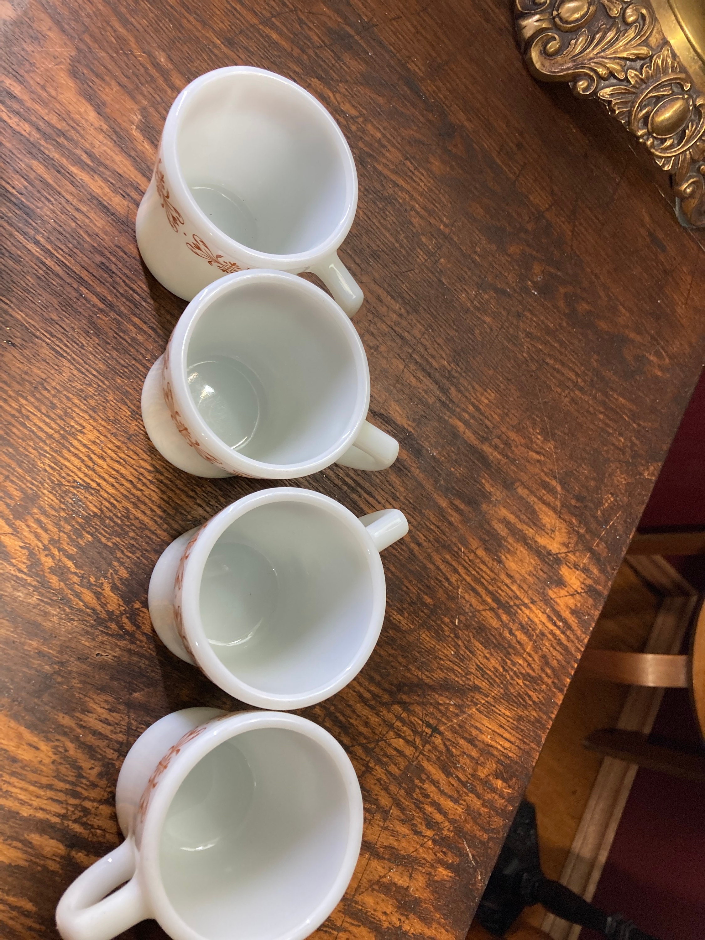 4, Pyrex, Tableware, Corning, Coffee, Mugs, Mug, Vintage