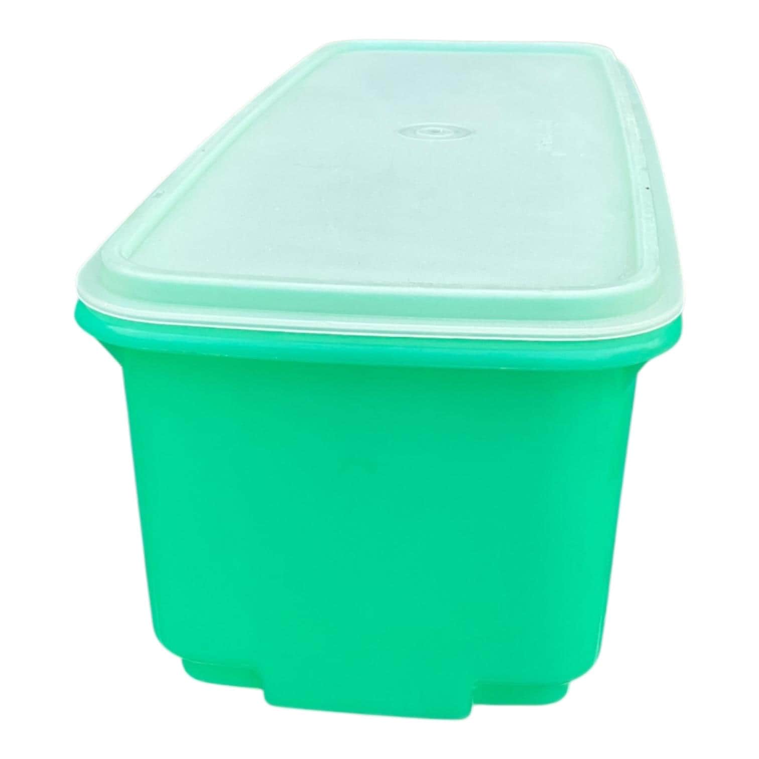 Tupperware タッパーウェア　デイリーストッカー　3段キャスター付き　緑 Vintage Tupperware Celery Keeper: Jade Green Food Storage